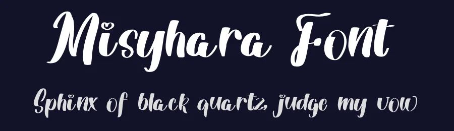 Misyhara Font by freshtypeink — Script Handwritten Font — thumbnail 2