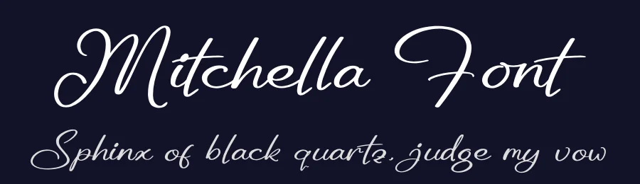 Mitchella Font by glorytype — Script Handwritten Font — thumbnail 2