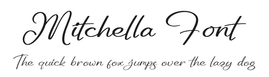 Mitchella Font by glorytype — Script Handwritten Font