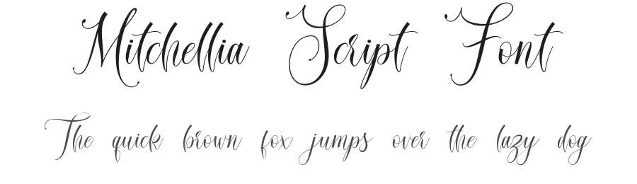 Mitchellia Script Font by sizimon — Script Handwritten Font