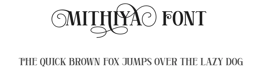 Mithiya Font by Lettersweet — Display Font