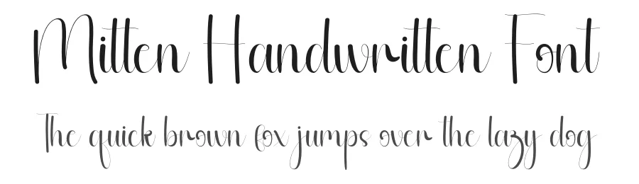 Mitten Handwritten Font by andikastudio — Script Handwritten Font