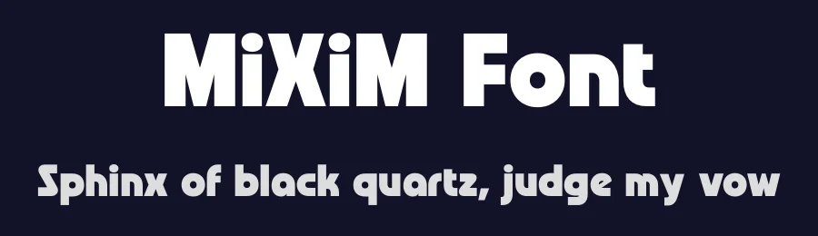 MiXiM Font by OWPictures — Display Font — thumbnail 2