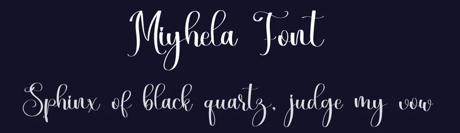 Miyhela Font by freshtypeink — Script Handwritten Font — thumbnail 2