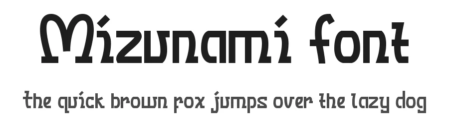 Mizunami Font by RaisProject — Sans Serif Font