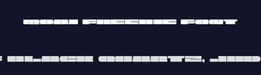 Moai Freebie Font by unio creative solutions — Sans Serif Font — thumbnail 2