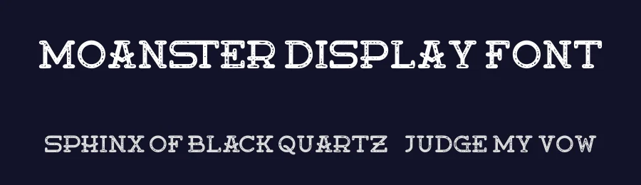 Moanster Display Font by Creatype Studio — Display Font — thumbnail 2