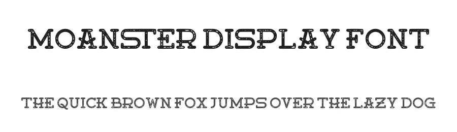 Moanster Display Font by Creatype Studio — Display Font