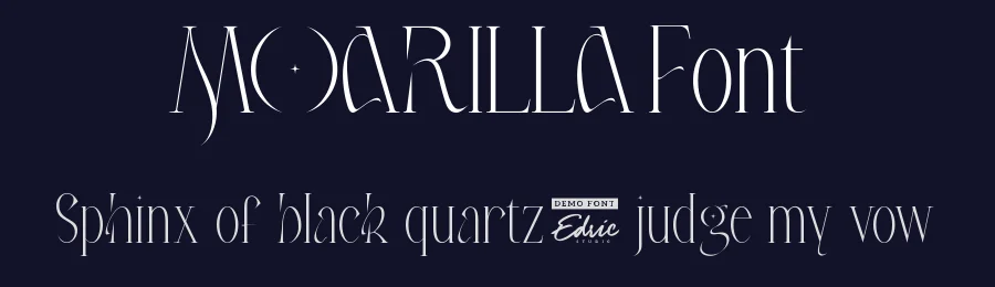 Moarilla Font by edricstudio — Display Font — thumbnail 2