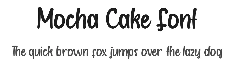 Mocha Cake Font by noahtype — Script Handwritten Font