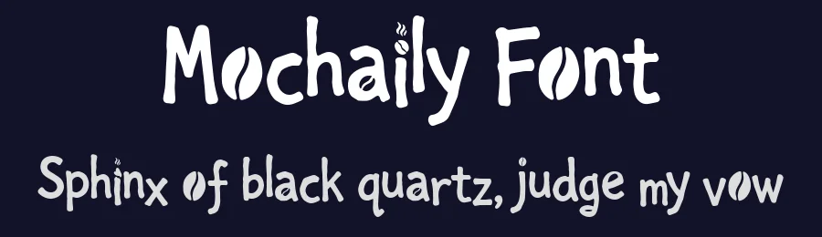 Mochaily Font by letterhanna — Display Font — thumbnail 2