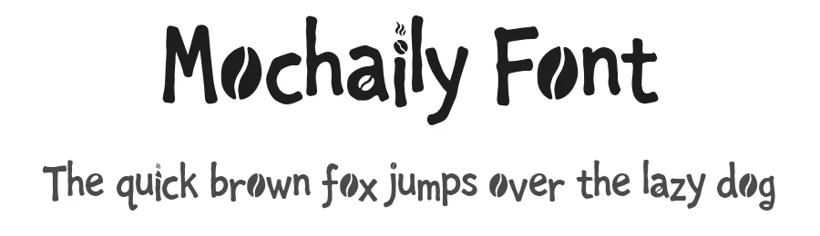 Mochaily Font by letterhanna — Display Font