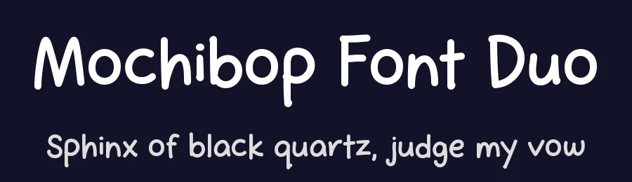 Mochibop Font Duo by StuArt Foundry — Script Handwritten Font — thumbnail 2