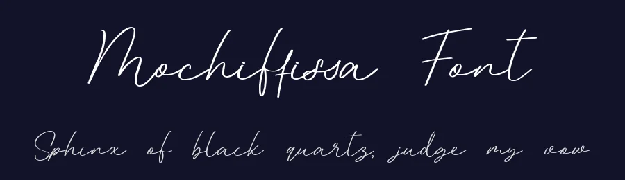 Mochiffissa Font by qwrtype — Script Handwritten Font — thumbnail 2