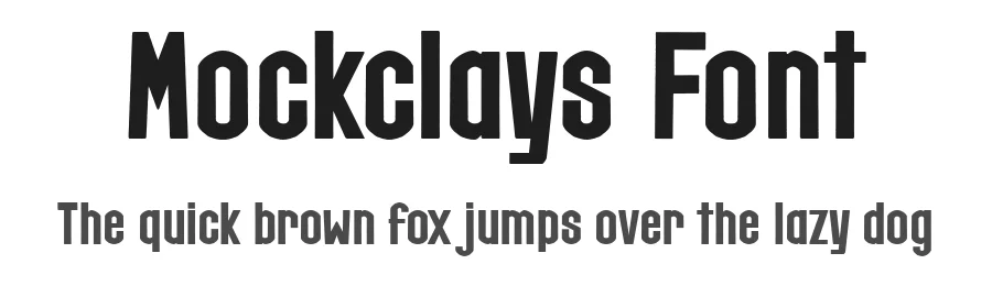 Mockclays Font by Fikryal Studio — Display Font