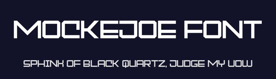 Mockejoe Font by tebaltipiss — Sans Serif Font — thumbnail 2