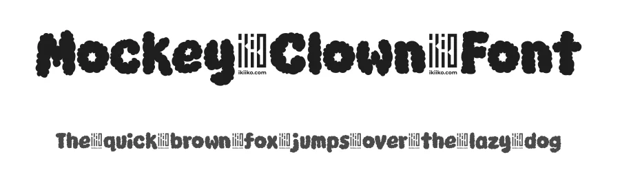 Mockey Clown Font by ikiiko type — Decorative Font