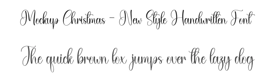 Mockup Christmas – New Style Handwritten Font by creativeletter — Script Handwritten Font