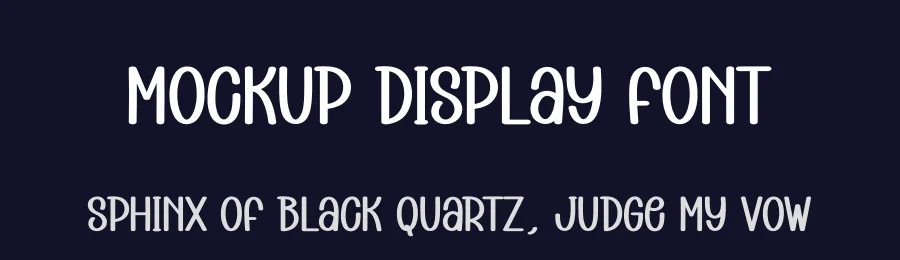 Mockup Display Font by andikastudio — Display Font — thumbnail 2
