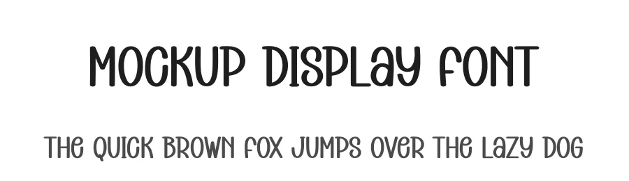 Mockup Display Font by andikastudio — Display Font