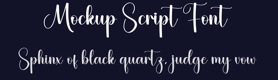 Mockup Script Font by creativeletter — Script Handwritten Font — thumbnail 2