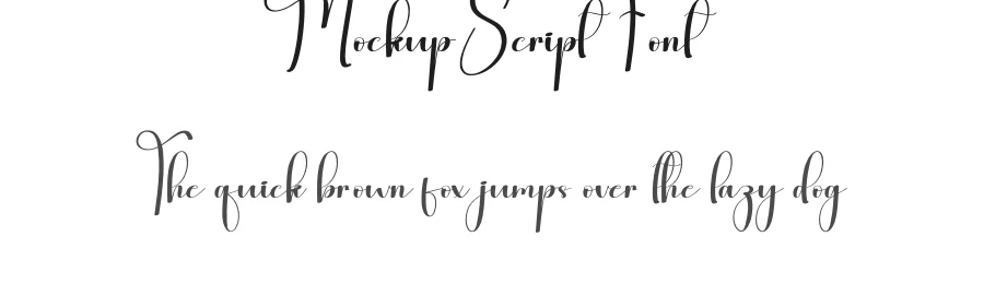 Mockup Script Font by andikastudio — Script Handwritten Font