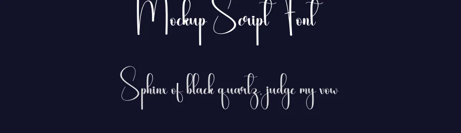 Mockup Script Font by creativeletter — Script Handwritten Font — thumbnail 2