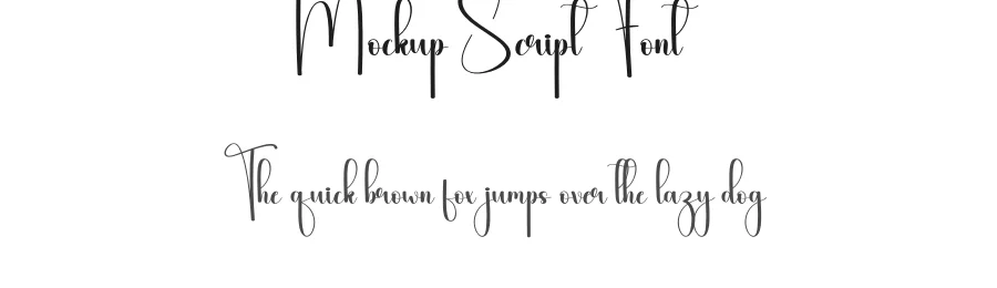 Mockup Script Font by creativeletter — Script Handwritten Font