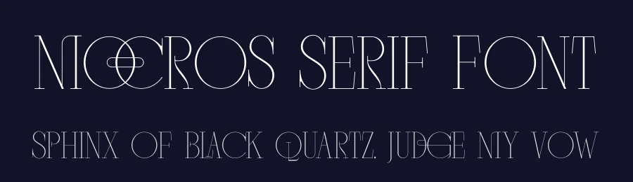 Mocros Serif Font by timelesstype.co — Display Font — thumbnail 2
