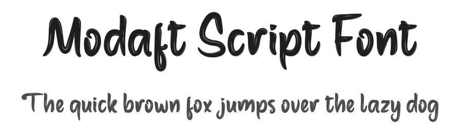 Modaft Script Font by productype — Script Handwritten Font