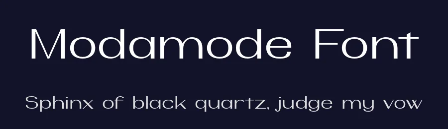 Modamode Font by HipFonts — Sans Serif Font — thumbnail 2