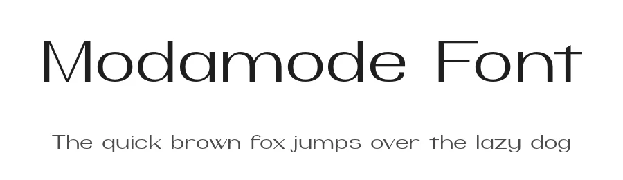 Modamode Font by HipFonts β Sans Serif Font