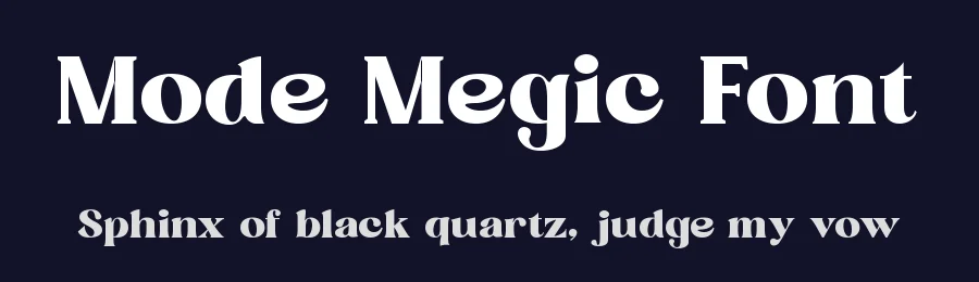 Mode Megic Font by Letternesia studio — Display Font — thumbnail 2