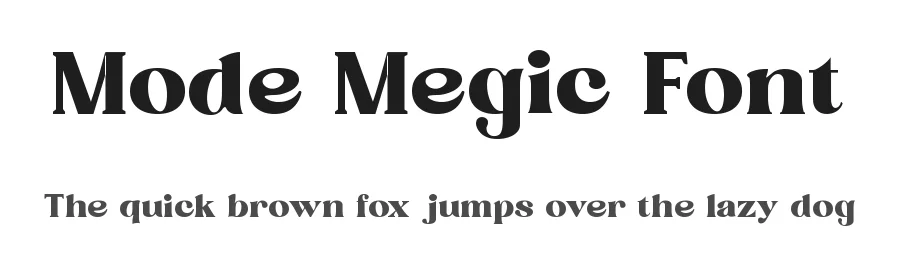 Mode Megic Font by Letternesia studio — Display Font
