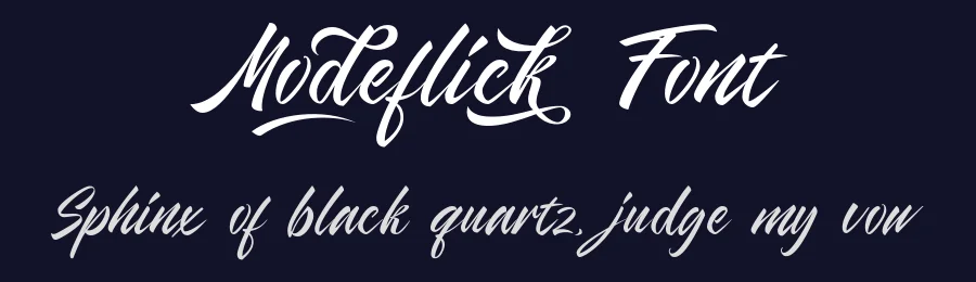 Modeflick Font by Astageni — Script Handwritten Font — thumbnail 2