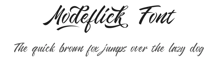 Modeflick Font by Astageni — Script Handwritten Font