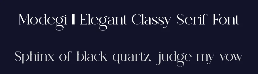 Modegi || Elegant Classy Serif Font by ErmediaStudio — Display Font — thumbnail 2