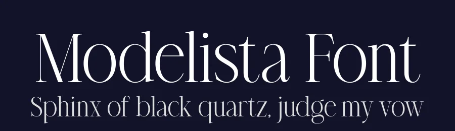 Modelista Font by Krismagraph — Serif Font — thumbnail 2