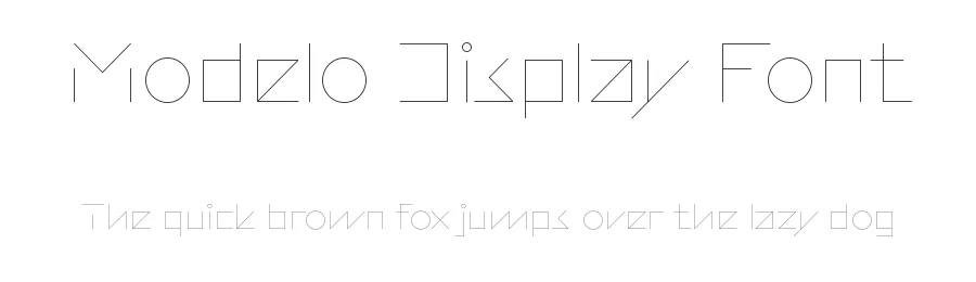 Modelo Display Font by Maxitype — Display Font