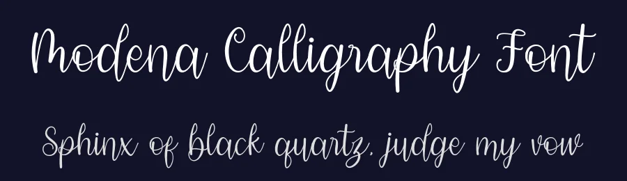 Modena Calligraphy Font by Alpaprana — Script Handwritten Font — thumbnail 2
