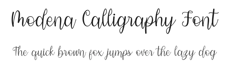 Modena Calligraphy Font by Alpaprana — Script Handwritten Font
