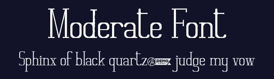 Moderate Font by nihstudio — Serif Font — thumbnail 2