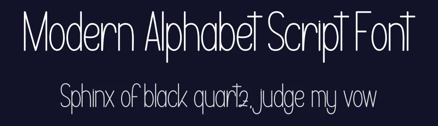 Modern Alphabet Script Font by andikastudio — Display Font — thumbnail 2
