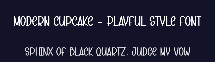 Modern Cupcake – Playful Style Font by andikastudio — Display Font — thumbnail 2