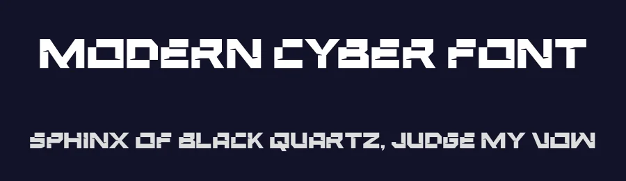 Modern Cyber Font by MasyafiStudio — Display Font — thumbnail 2