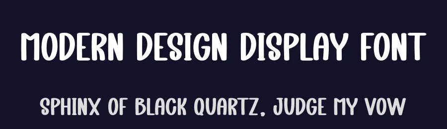 Modern Design Display Font by creativeletter — Display Font — thumbnail 2