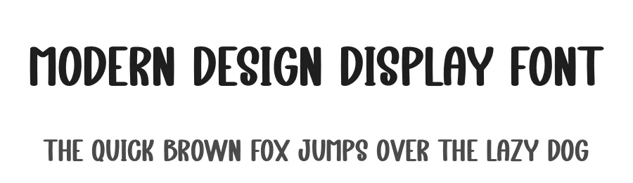 Modern Design Display Font by creativeletter — Display Font