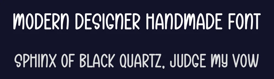 Modern Designer Handmade Font by freshtypeink — Display Font — thumbnail 2