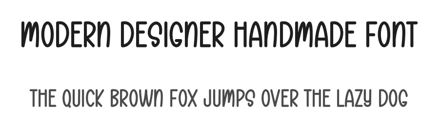 Modern Designer Handmade Font by freshtypeink — Display Font