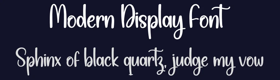 Modern Display Font by creativeletter — Display Font — thumbnail 2